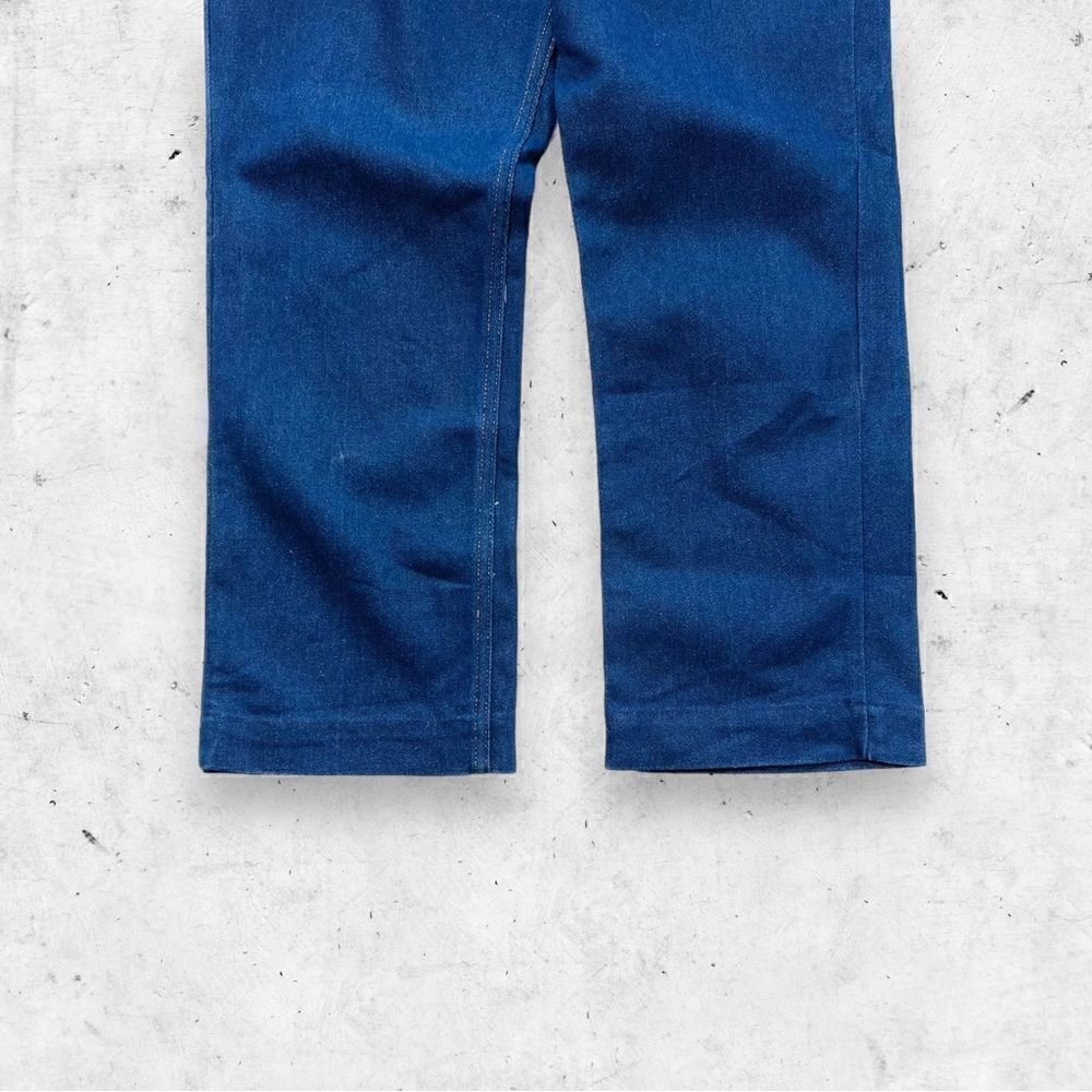 Vtg 80s Levi's 547 Gold Tab Dark Wash, Relaxed Flare, Stretch, Hippie 70s, 36 - Picture 4 of 9
